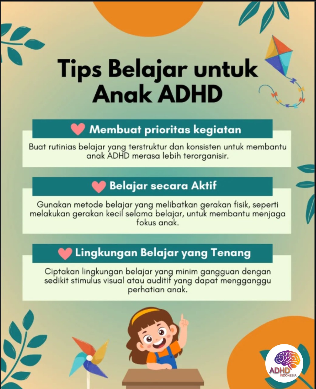Strategi Belajar yang Cocok untuk Anak ADHD di Provinsi Kalimantan Barat